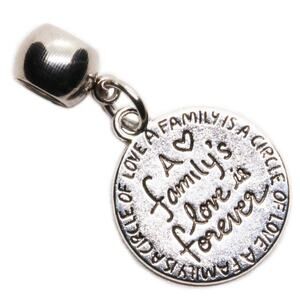 Dave the Bunny A Family Love Is Forever Charm Bead for Love Bracelet or Forever